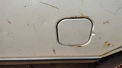 1984 Dodge Ram W250 Fuel Tank Door With Hinge Gas Lid Oem Filler White