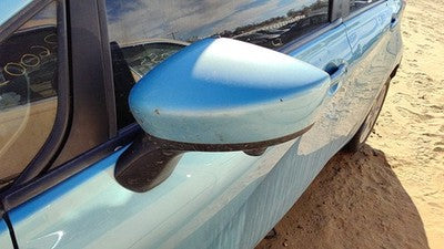 2015-2017 Nissan Versa Note Driver Left Power Side Mirror Door Mounted Blue Rbe