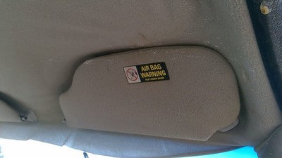 1999 F250 Super Duty Passenger Right Sun Visor Oem