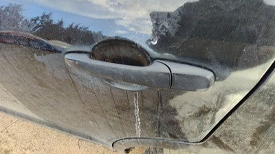 2006-2012 Ford Fusion Driver Left Rear Outside Door Handle Oem Back Black Uh