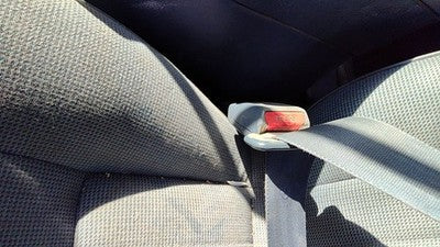 1995 Nissan Pathfinder Driver Left Front Seat Belt Buckle Receiver Oem Blue