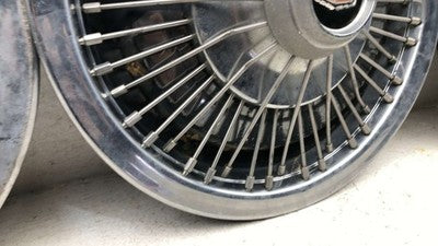 1970-1973 Mercury Cougar Hub Cap Wheel Cover Oem 14 Inch Wire Spoke Set Of 3