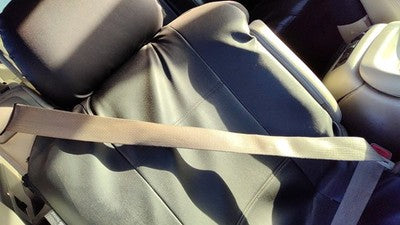 01-02 Suburban Passenger Right Front Seat Belt Retractor Shoulder 922 Light Gray
