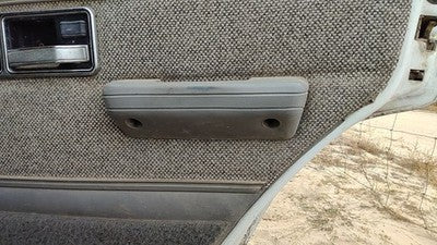 1992 Jeep Cherokee Passenger Right Rear Door Trim Panel With Switches Back Gray