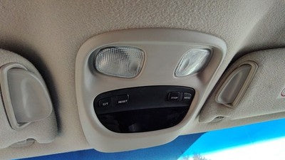 01-04 Grand Cherokee Center Overhead Console Dome Light Map Lamp Cubby Gray Dv