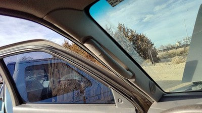 2004 Nissan Xterra Driver Left A Pillar Trim Windshield Post Panel Oem Gray K