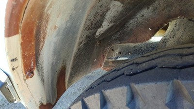 1984 Dodge D350 Passenger Right Inner Fender Oem