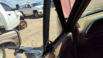 80-91 Ford F150 Driver Left Front Vent Window Small Door Glass With Frame Oem