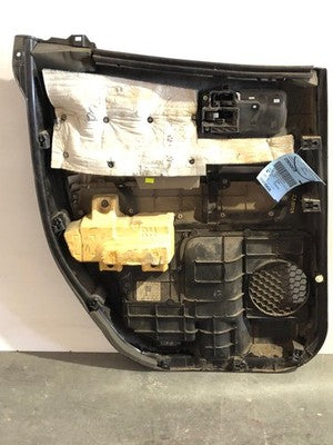 07-10 Tundra Passenger Right Rear Door Trim Panel With Switches Tan Extended Cab