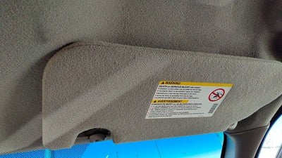 2002-2004 Chevy Trail Blazer Passenger Right Sun Visor Oem Gray 95D 15194837