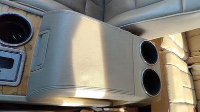 2007-2008 Lincoln Navigator Center Console Lid Only Oem Arm Rest Fold Down Tan