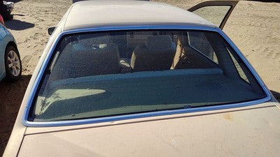 1984 Ford Tempo Chrome Moulding Around Back Glass Oem