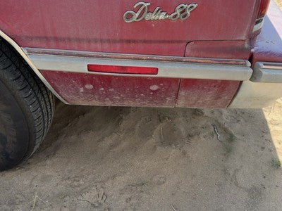 1988 Olds 88 Driver Left Rear Moulding On Quarter Panel Oem