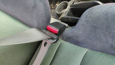 02-05 Civic Hatchback Si Passenger Right Front Seat Belt Buckle Receiver Black