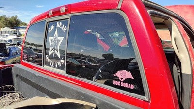2002-2008 Dodge Ram 1500 Back Glass Rear Window Oem 55275539af