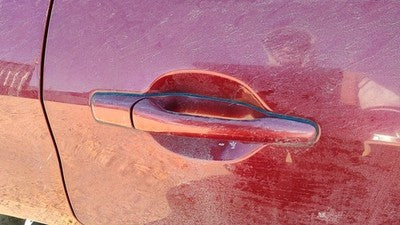 2003-2006 Mitsubishi Outlander Passenger Right Rear Outside Door Handle Back Red