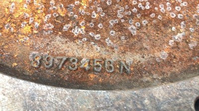 67-81 Camaro Flywheel Manual Trans 3973456N 168 Tooth Date Code H 13 1 11 Clutch