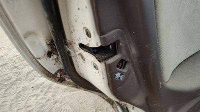 1993 Infinity G20 Driver Left Rear Door Latch With Rods/Cables Oem Back