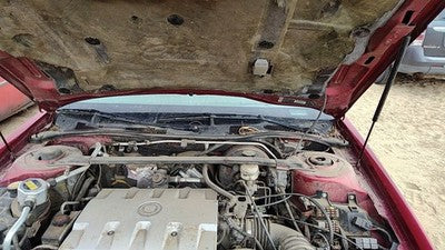 01 Cadillac Eldorado Pair Of Hood Hinges Right Left Set Assembly Crimson Red 86U
