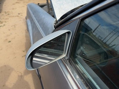 1986 Olds 88 Driver Left Side Mirror Door Mounted Oem Blue 20469520