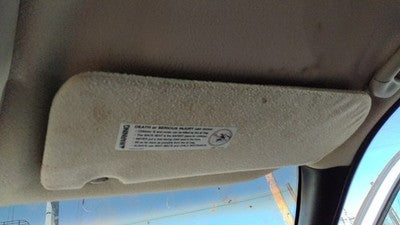 2000 Chevy Venture Passenger Right Sun Visor Oem Gray 10405220
