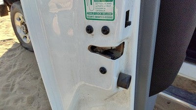 08-16 F250 Driver Left Rear Door Latch With Rods/Cables Back 6.7L Powerstroke