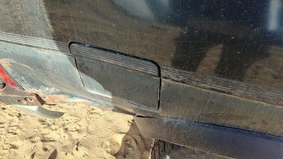 1994 Nissan Pathfinder Fuel Tank Door With Hinge Gas Lid Oem Filler Black