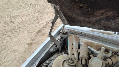 1985-1992 Volvo 740 Passenger Right Hood Hinge Assembly Oem Silver 35286780