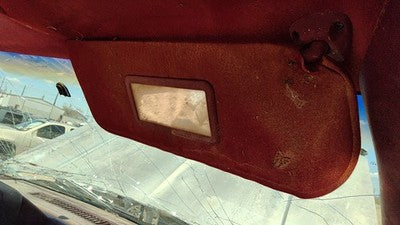 1992 Gmc Sierra 2500 Passenger Right Sun Visor Oem Red