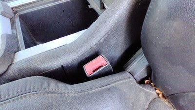 2007-2009 Gmc Acadia Driver Left Front Seat Belt Buckle Receiver Oem Black