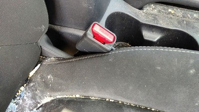 2010-2013 Kia Soul Passenger Right Front Seat Belt Buckle Receiver Oem Black Wk