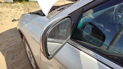 06-07 Pacifica Driver Left Power Side Mirror Door Mounted Oem Silver Ps2