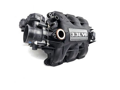 2008-2010 Dodge Grand Caravan Upper Intake Manifold Throttle Body Oem 3.3L
