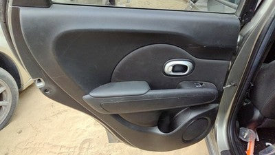 2014-2019 Kia Soul Driver Left Rear Door Trim Panel With Switches Back Black Eq
