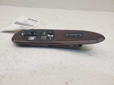 04-07 Town & Country Driver Left Master Switch Trim Bezel Plate Woodgrain