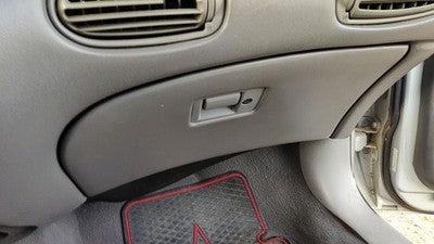1997 Ford Taurus Glove Box Assembly Complete Door With Latch Oem Gray