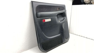 01 02 Sierra 2500 Hd Driver Left Rear Door Panel With Switches Back Graphite 12D