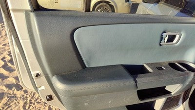 09-11 Pilot Driver Left Rear Door Trim Panel With Switches Back Gray/Blue Gr