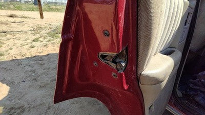 1993 S10 Blazer Driver Left Rear Door Latch With Rods/Cables Oem Back