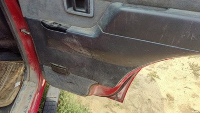 95 Nissan Pathfinder Passenger Right Rear Door Trim Panel With Switches Back