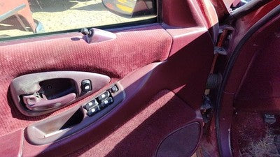 1995 Chevy Lumina Driver Left Front Door Trim Panel With Master Switch Red