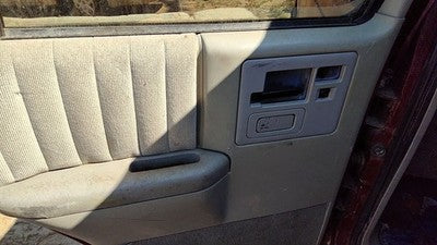 1993 S10 Blazer Driver Left Rear Inside Door Trim Panel With Switches Back Gray