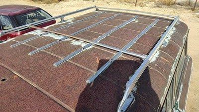 84 Jeep Grand Wagoneer Complete Luggage Rack Assembly Roof Rails With Cross Bars
