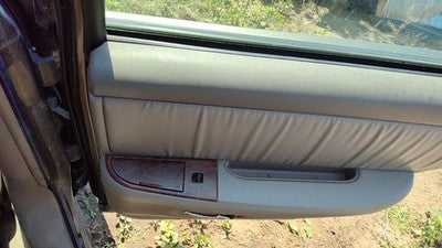 97-03 Buick Park Ave Passenger Right Rear Door Trim Panel With Switches Back Tan