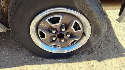 82-86 Firenza 13" Steel Wheel With Chrome Trim Factory Rim Super Stock