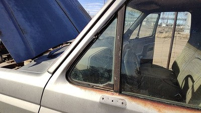 1980-1991 F250 Pickup Driver Left Front Vent Window Small Door Glass With Frame