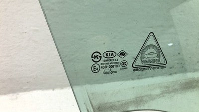 2014-2018 Kia Forte Passenger Right Front Side Window Door Glass Oem 82420A7020