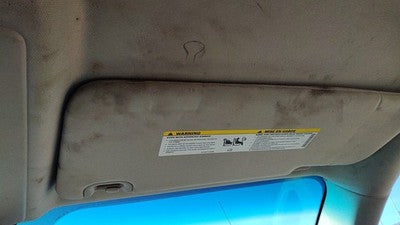 2016 Dodge Ram 4500 Passenger Right Sun Visor Oem Gray X8
