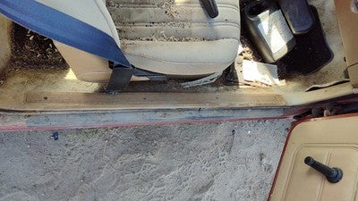 1985 Pontiac Sunbird Passenger Right Lower Sill Step Moulding Trim Panel Oem Tan