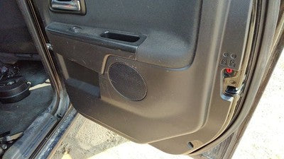 07-12 Canyon Passenger Right Rear Door Trim Panel With Switches Back Ebony 19J